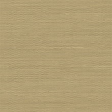 Pearlescent Grasscloth Gold Wallpaper