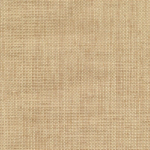 Pavel Sand Beige Basketweave Grasscloth Wallpaper