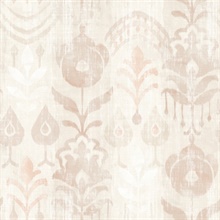 Pavord Pink Floral Shibori Wallpaper