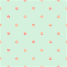 Peach & Blue Whoopie Pies Wallpaper