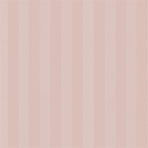 Peach Vertical Glossy Stripe Textured Wallpaper