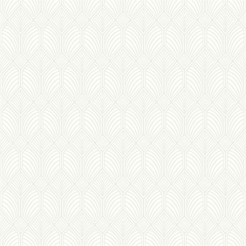 Pearl Craftsman Textured Geometric Wallpaper