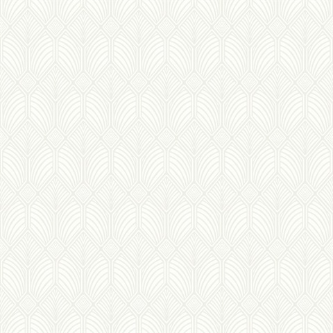 Pearl Craftsman Textured Geometric Wallpaper