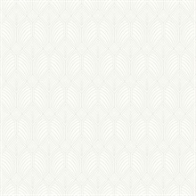 Pearl Craftsman Textured Geometric Wallpaper