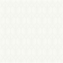 Pearl Craftsman Textured Geometric Wallpaper