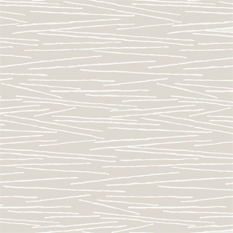 Pearl Textured Plaster Line Horizon Wallpaper