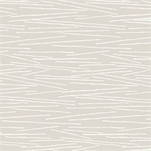 Pearl Textured Plaster Line Horizon Wallpaper