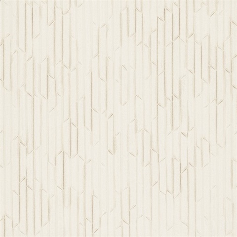 Pearl Trax Textured Geometric Calliope Lines Wallpaper