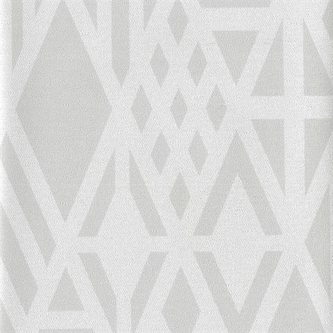 Pearl Wrought Iron Geometric Wallpaper