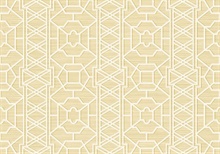Pei Ling Geometric Lattice Gold Sisal Wallpaper