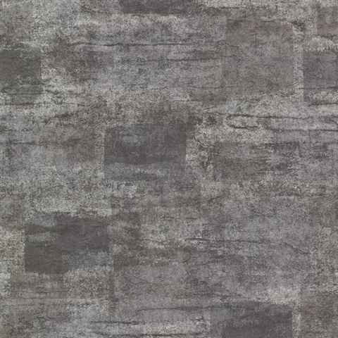 Pele Silver Distressed Wallpaper