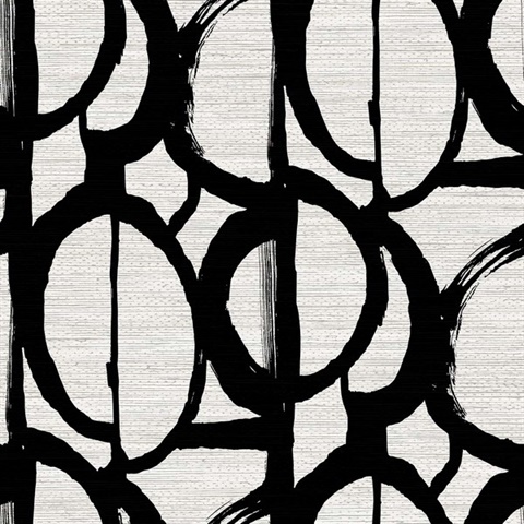 Pendelton Black & White Wallpaper