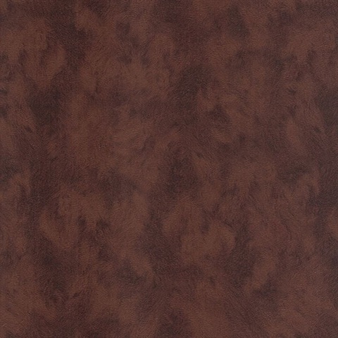 Pennine Burgundy Pony Leather Hide Textured Wallpaper