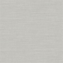 Perdita Grey Linen Wallpaper