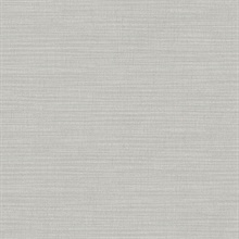 Perdita Grey Linen Wallpaper