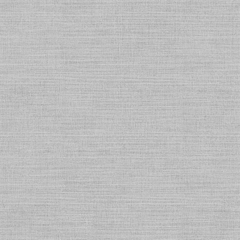 Perdita Light Grey Linen Wallpaper