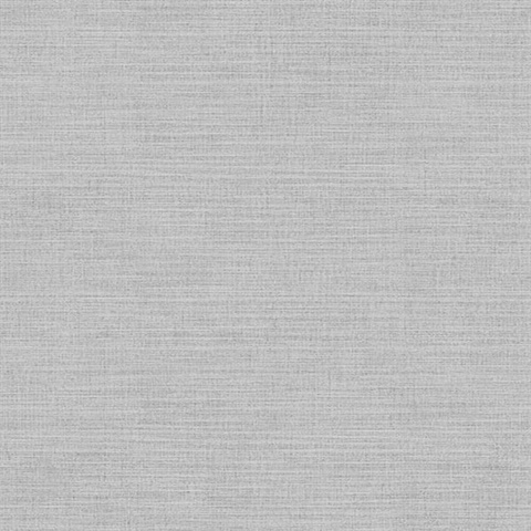 Perdita Light Grey Linen Wallpaper