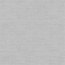 Perdita Light Grey Linen Wallpaper