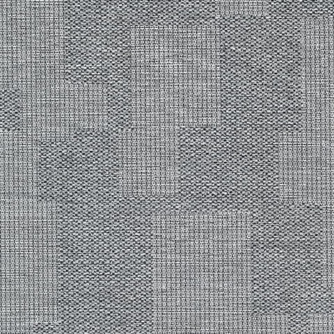 Perdito Charcoal Checked Plaid Linen Commercial Wallpaper