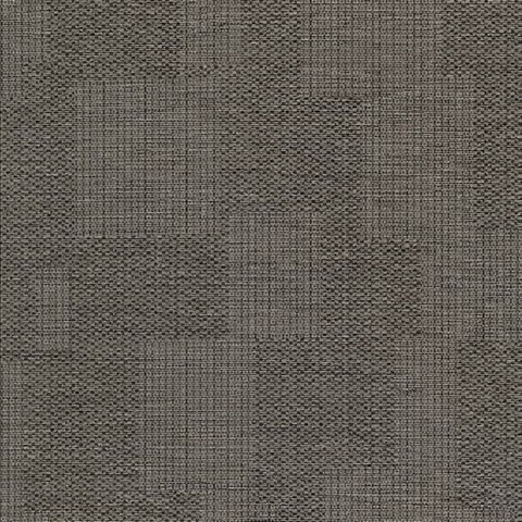 Perdito Dark Brown Checked Plaid Linen Commercial Wallpaper