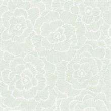 4120-26037 | Periwinkle Pink Large Abstract Textured Flower Wallpaper