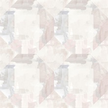 Perrin Lavender Gem Geometric Watercolor Wallpaper