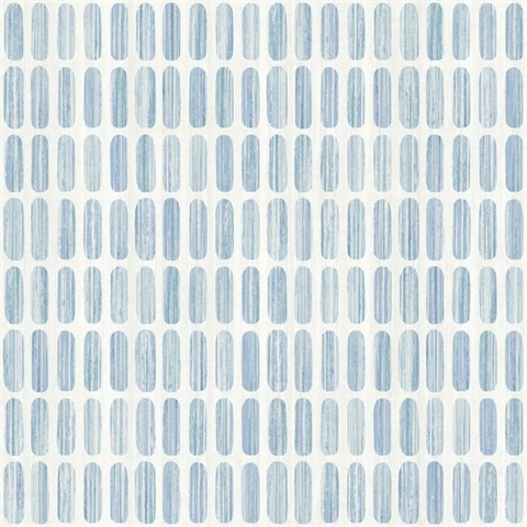 Petite Pergola Blue Wallpaper