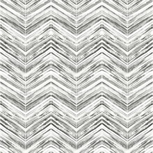 Black & White Petite Watercolor Geometric Chevron Wallpaper