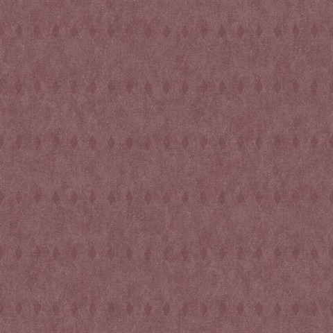 Peugot Merlot Geometric Weave Wallpaper