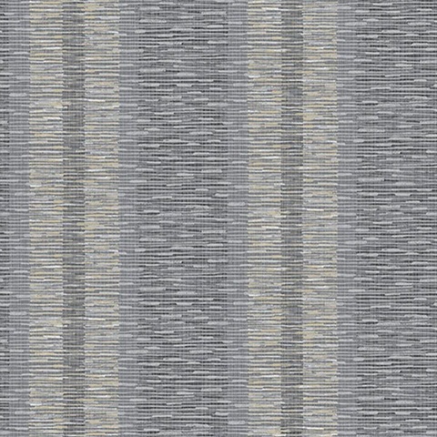 Pezula Grey Texture Stripe Wallpaper