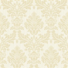 Piers Cream Texture Damask