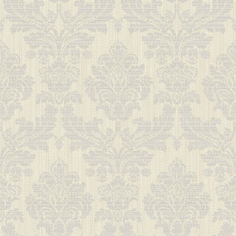 Piers Metallic Texture Damask