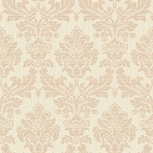 Piers Rose Gold Texture Damask