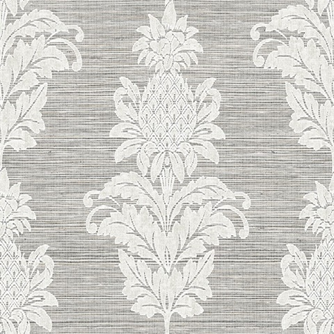 Pineapple Grove Gold Damask