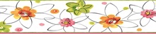 Pink Butterbean Pink Crazy Daisies Toss Border