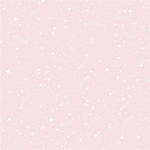 Pink Disney Mickey Mouse Star Wallpaper