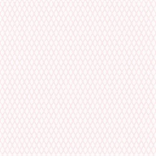 Pink Double Links Distressed Diamond Trellis Wallpaper