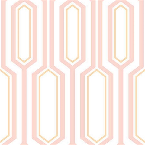 Pink & Peach Fi Fi Wallpaper
