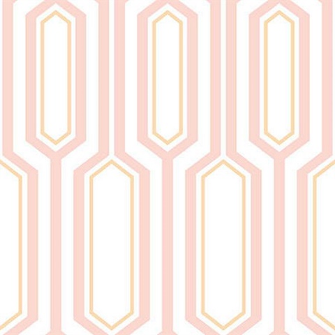Pink & Peach Fi Fi Wallpaper