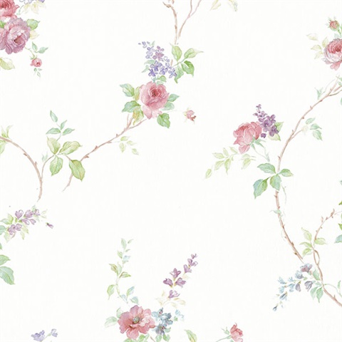 MD29402 | Pink Penrith Wedding Vine | Wallpaper Boulevard