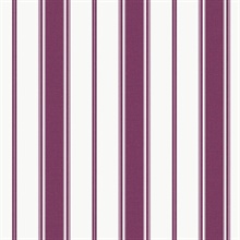 Pink Smart 3 Stripes Heritage Stripe Wallpaper
