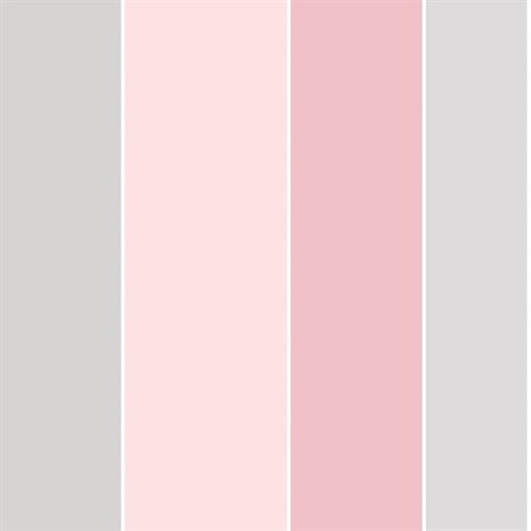 Pink Smart Stripes 2 Wide Stripe Wallpaper