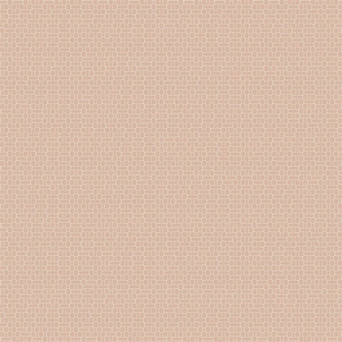 Pink Textured Geometric Oval  Wallpaper