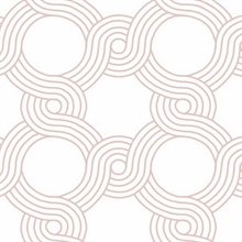 Pink The Twist Geometric Wallpaper