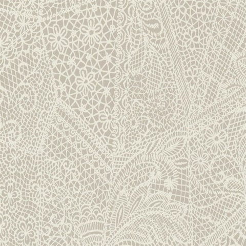Pinnacle Lace Cat's Cradle Commercial Wallpaper