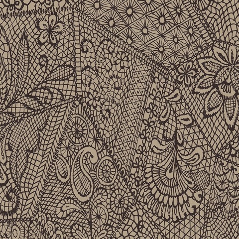Pinnacle Lace Heirloom Commercial Wallpaper