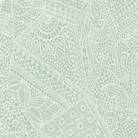 Pinnacle Lace Tea Garden Commercial Wallpaper