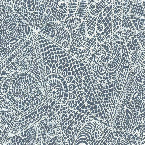 Pinnacle Lace Tranquil Evening Commercial Wallpaper