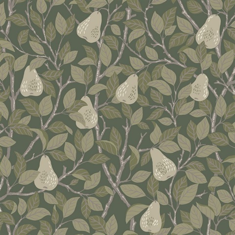 Pirum Green Pear Fruit Wallpaper