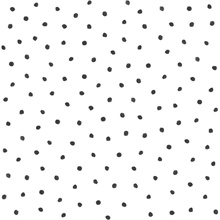 Pixie Black Polka Dot Wallpaper